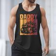 Retro Monster Truck Daddy Matching Family Birthday Party Men Tank Top