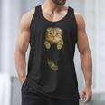 Scottish Fold Cat Pocket Cat Mom Cat Dad Cat Lover Men Tank Top