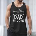 Second Time Dad Est 2026 Pregnancy Announcement Baby Daddy Men Tank Top