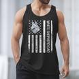 Shepherd Dad USA Flag White German Shepherd Men Tank Top