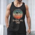 Shiba Inu Dog Vintage Shiba Inu Dad Men Women Men Tank Top