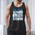 Sonic The Hedgehog Father's Day Dad Qualities Distressed Men Tank Top Sonic The Hedgehog Father's Day Dad Qualities Distressed Men Tank Top