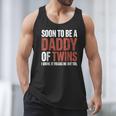 Soon To Be Dad Twins Fatherhood Pregnancy Announcement New D Men Tank Top