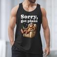 Sorry Got Plans Bigfoot Dad Humor Sasquatch Sayings Men Tank Top Sorry Got Plans Bigfoot Dad Humor Sasquatch Sayings Men Tank Top
