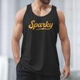 Sparky Electrician Lineman Dad Retro Vintage Novelty Men Tank Top Sparky Electrician Lineman Dad Retro Vintage Novelty Men Tank Top
