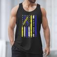 T21 Dad American Flag Down Syndrome Awareness Men Tank Top T21 Dad American Flag Down Syndrome Awareness Men Tank Top
