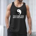 Thicc Dads Who Vape For Christ Father Day Men Tank Top