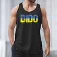 Ukrainian Dido Grandfather Dad Ukraine Flag Distressed Men Tank Top