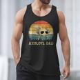 Vintage Axolotl Dad Axolotl Lovers Daddy Father's Day Men Tank Top