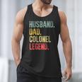 Vintage Husband Dad Colonel Legend Retro T-Shirt Men Tank Top