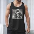 Vintage Poodle Selfie With UFO Alien Photobooth Dog Mom Dad Men Tank Top