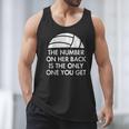 Volleyball Dad MoM Daughter Back Number Men Tank Top