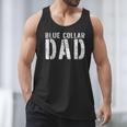 Worker Dad Workman Blue Collar Dad Men Tank Top