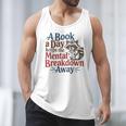 Book Lovers a Book a Day Keeps The Mental Breakdown Away Men Tank Top