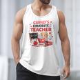 Cupid's Favorite Math Teacher Valentine Reading Book Women Men Tank Top