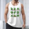 Cute Shamrock Reading St Patricks Day Teacher Book Lovers Men Tank Top Cute Shamrock Reading St Patricks Day Teacher Book Lovers Men Tank Top