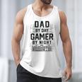 Dad By Day Gamer By Night Father's Day Gaming Men Tank Top