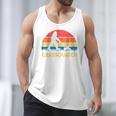 Dad Lawn Mowing Grassquatch Bigfoot Mower Garden Men Tank Top