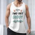 Daddy Dad 2nd Birthday Two Fast Race Car Second Bday Party Men Tank Top Daddy Dad 2nd Birthday Two Fast Race Car Second Bday Party Men Tank Top