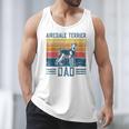 Dog Airedale Terrier Dad Vintage Airedale Terrier Dad Men Tank Top