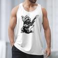 Dog Guitarist Guitar Yorkie Dad Mom For Men Women Men Tank Top