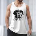 English Mastiff Sketch Drawing Art Dog Lover Mom Dad Women Men Tank Top