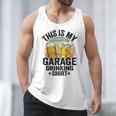 Garage Drinker Dad Vintage Beer This Is My Garage Drinking Men Tank Top