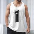 German Shepherd Dad Vintage Flag Patriotic Dog Men Tank Top