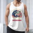 I'm Hooker On The Weekends Dirty Bass Dad Fishing Men Tank Top