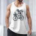 Italian Greyhound Whippet Bicycle Cycling Dog Mom Iggy Dad Men Tank Top