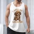 I Love My Cavapoo For Mom Dad Kids Men Tank Top