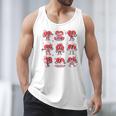Reading Heart Book Valentines Day Teacher Women Girl Men Tank Top