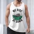We Ride At Dawn Lawn Mower Zero-Turn Dad Mowing Men Tank Top We Ride At Dawn Lawn Mower Zero-Turn Dad Mowing Men Tank Top