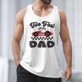 Two Fast Dad Of The Birthday Boy Racing Car Family Men Tank Top