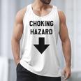 Viral And Internet Meme Crude Gag Apparel Choking Hazard Adult Dad Joke Men Tank Top Viral And Internet Meme Crude Gag Apparel Choking Hazard Adult Dad Joke Men Tank Top