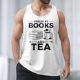 Women's Fueled By Books And Tea Book Lover Bookworm Reading Books Men Tank Top