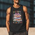 100 Days In The Books Cute Book 100 Days Of School Teachers Men Tank Top