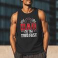 2 Year Old Racing Car Two Fast Birthday 2nd Family Dad Men Tank Top