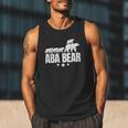 Aba Bear For Jewish Dad With Four Kids On Father's Day Men Tank Top Aba Bear For Jewish Dad With Four Kids On Father's Day Men Tank Top