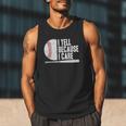 Baseball Fan Humor I Yell Because I Care Baseball Dads Men Tank Top