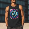 Best Dad Ever Colorful Tie Dye Fathers Day Men Tank Top