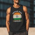 Best Indian Dad Ever Father's Day India Flag Pride Men Tank Top