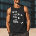 Best Tripod 3 Legged Dog Dad Novelty Dog Dad TShirt Men Tank Top