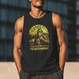 Bigfoot Outdoor Hiking Dad Joke Im Outstanding Sasquatch Men Tank Top