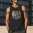 Book Tree All Is Calm Said No Teacher Ever Christmas Men Tank Top