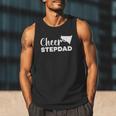 Cheer Stepdad Cheerleading Step Dad Cheerleader Stepfather Men Tank Top