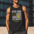 Childhood Cancer Survivor Support Step Dad Of A Warrior Men Tank Top