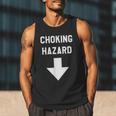 Choking Hazard Adult Dad Joke Men Tank Top