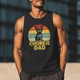 Chorkie Dad Retro Sunset Chihuahua Yorkie Mix Lover Men Tank Top