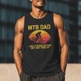 Cool Mountain Biking For Dad Father Biker MTB Bicycle Bike Men Tank Top